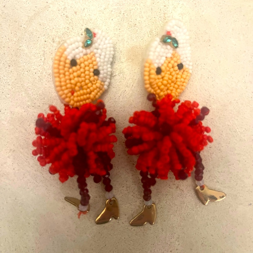 Mrs. Claus Earrings